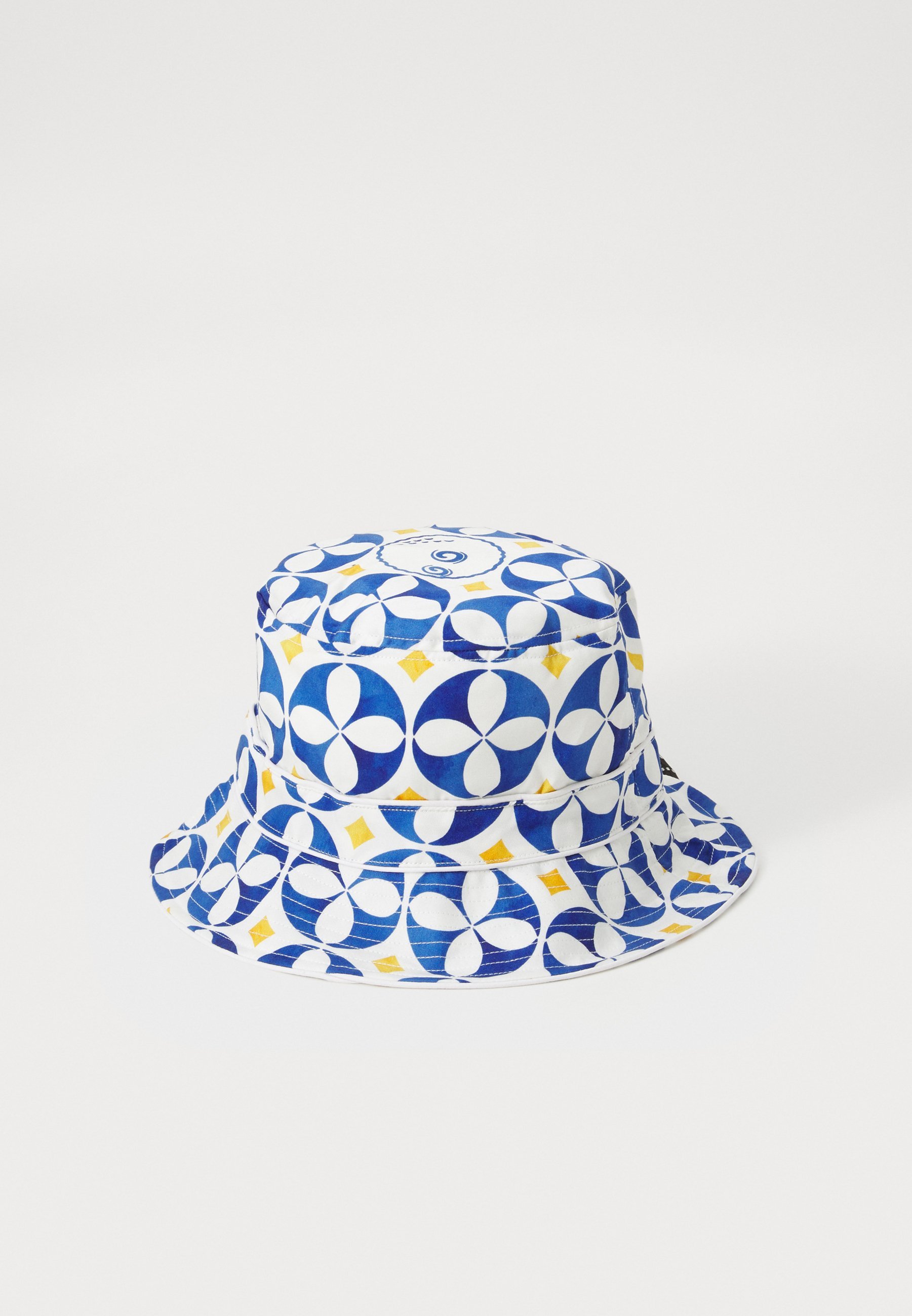 Malbon RIVIERA BUCKET HAT - Hoed - wit/blauw/goudkleurig