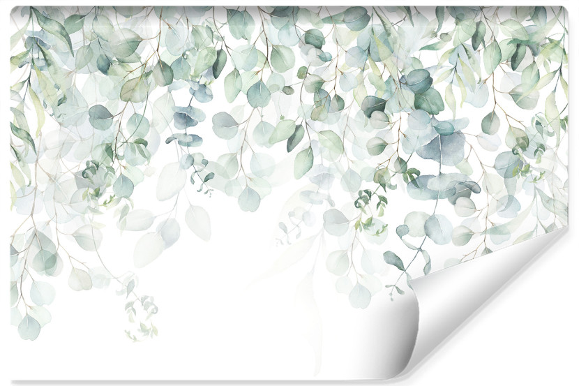 Fototapeta Akwarelowe Liście Natura 90x60cm