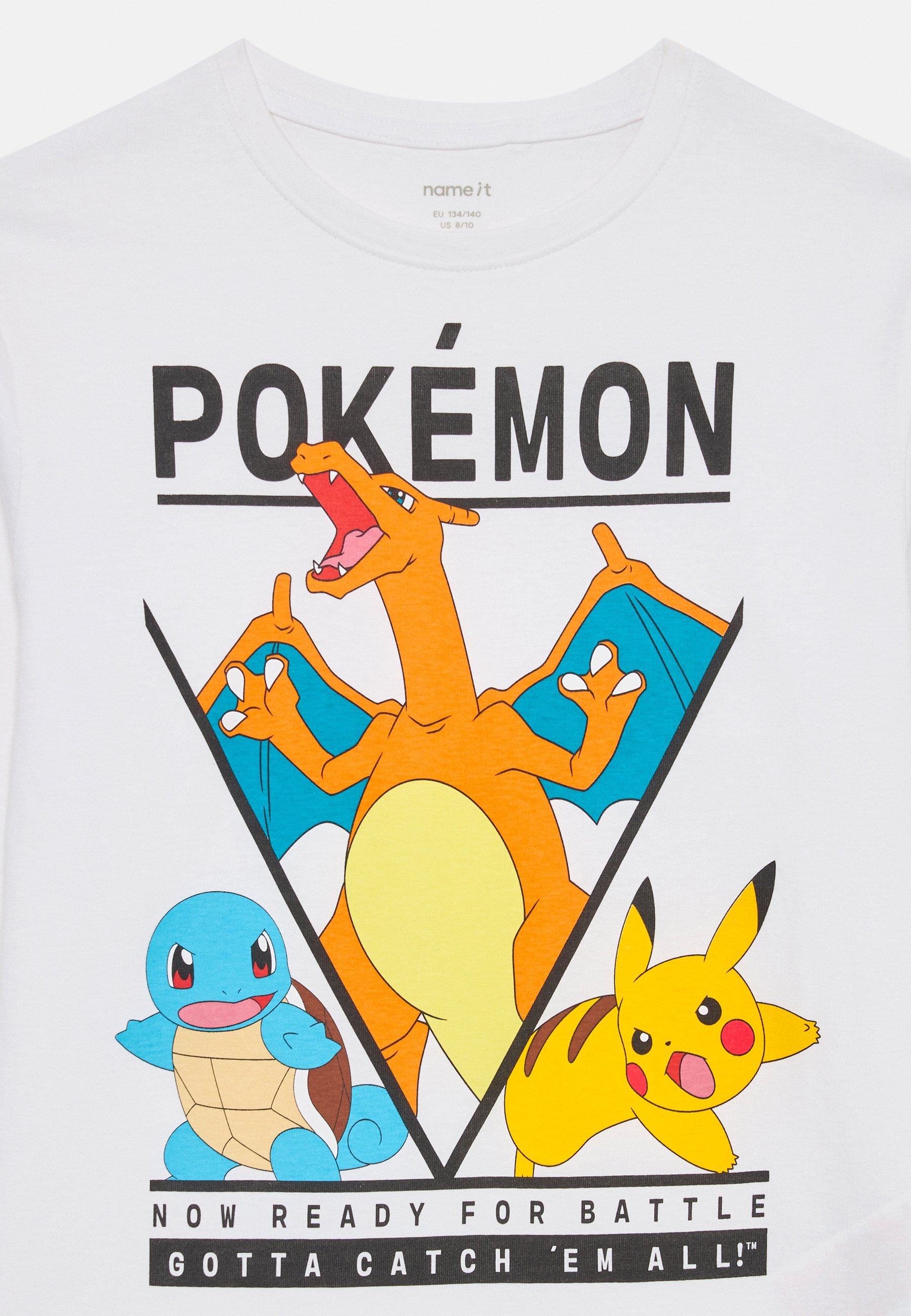 Noem het NKMAST POKEMON LONG SLEEVE - Top met lange mouwen - helder wit