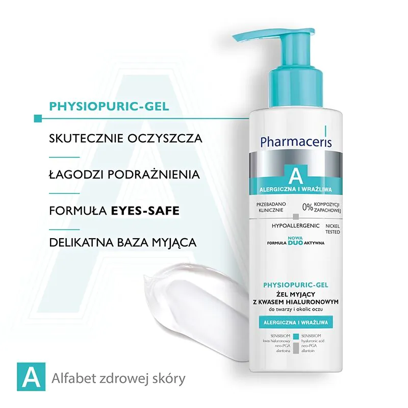Pharmaceris A Physiopuric Nawilżający żel do mycia twarzy