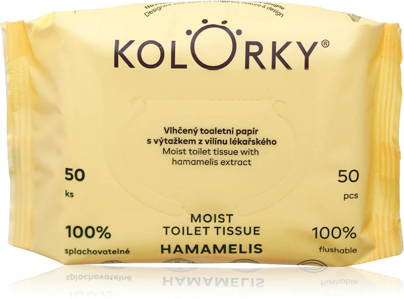Kolorky vochtig toiletpapier Hamamelis vochtig toiletpapier