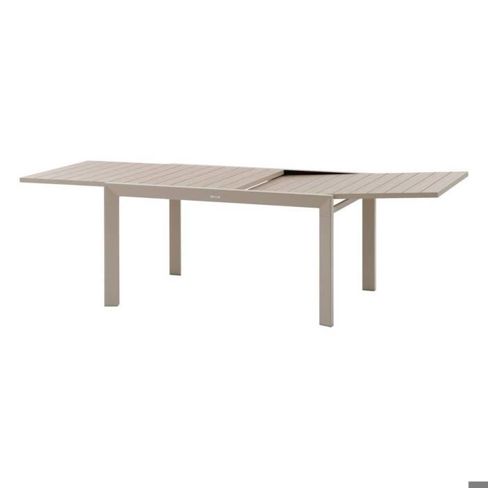 Mesa de jardín extensible y deslizante 