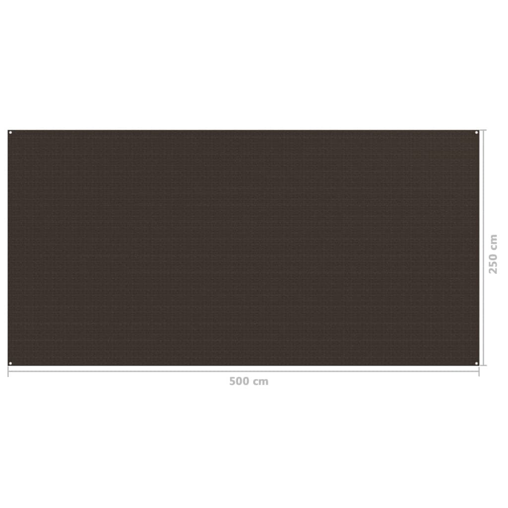 Vidaxl Karimatka do kempingového stanu 250 x 500 cm