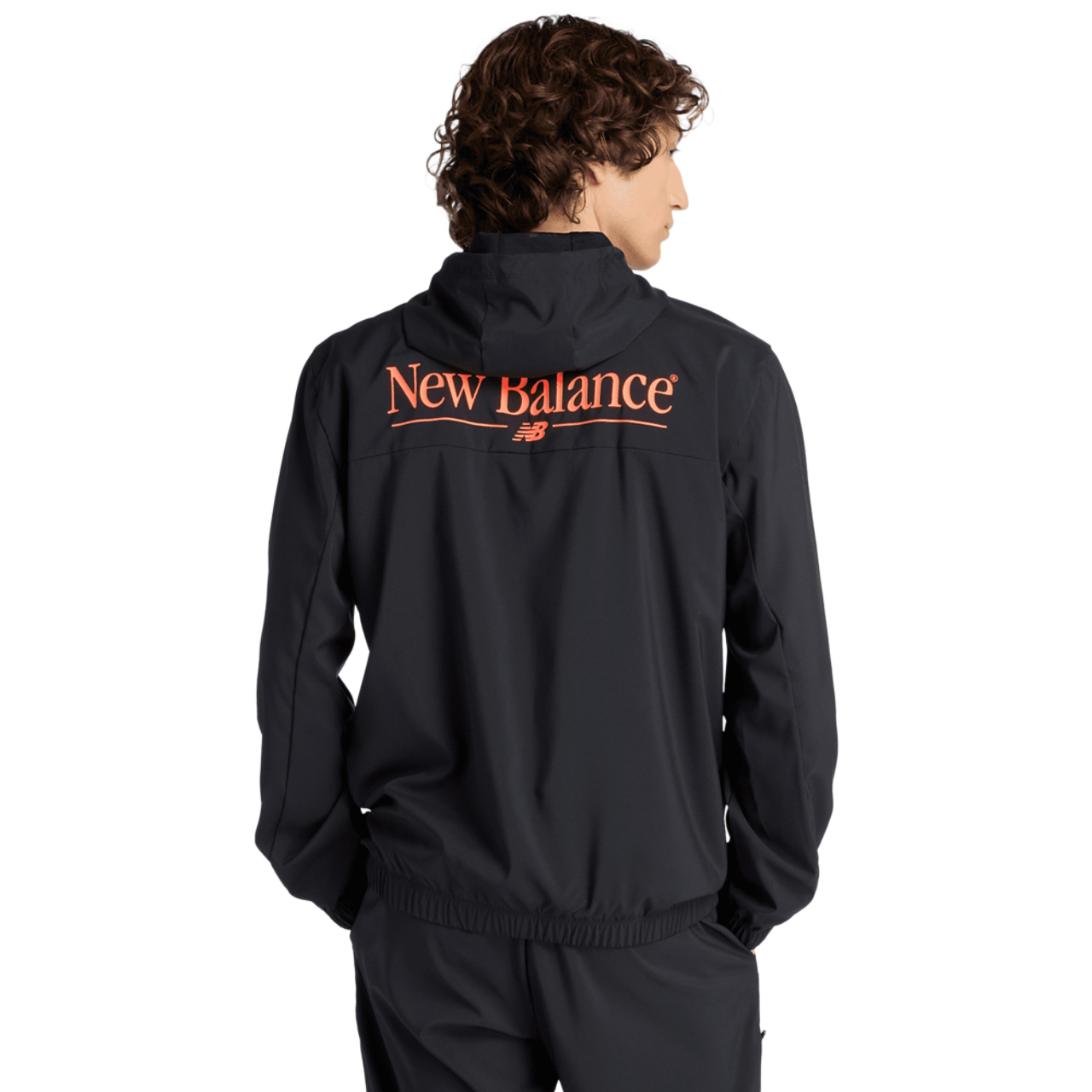 New Balance Genfortolket Vævet Graphic Jakke