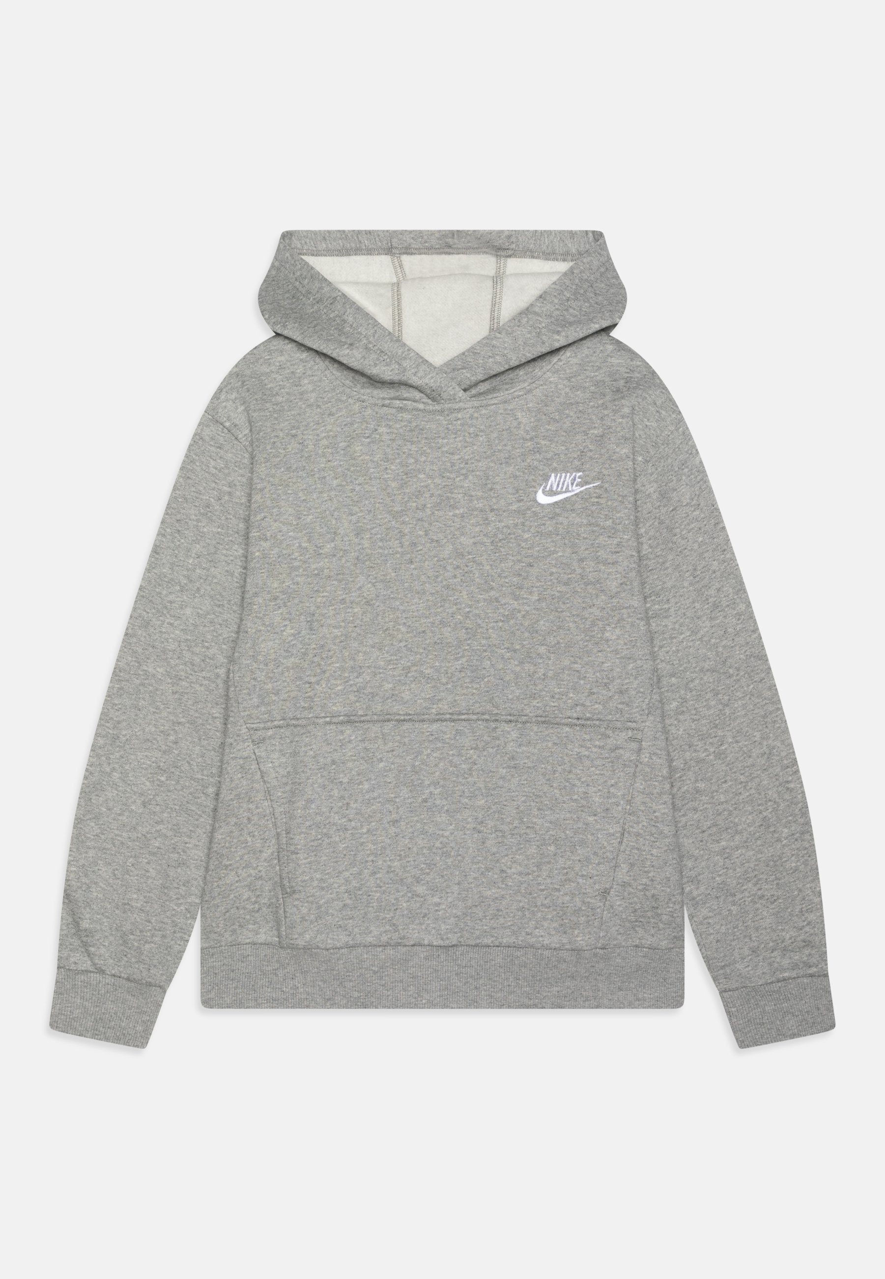 Nike Sportswear CLUB UNISEX - Sweatshirt - Dunkelgrau meliert/Weiß