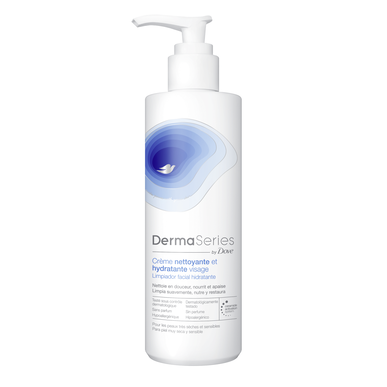 DermaSeries DermaSeries Crème Nettoyante Hydratante Visage Fuktighetsgivende og beroligende rensekrem 250 ml 250 ml