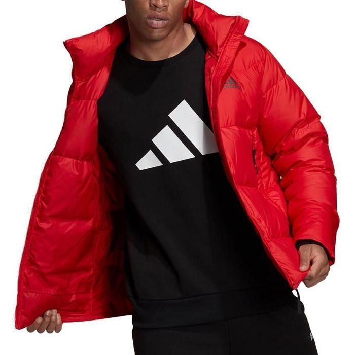 Doudoune Rouge Homme Adidas Big Baffle