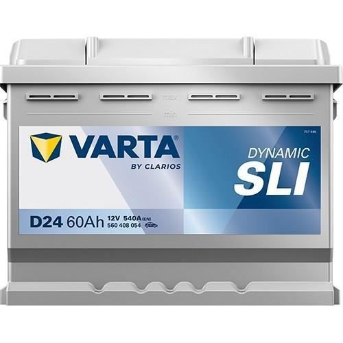 VARTA D24 Autobatterie (+ rechts) 12V 60AH 540A