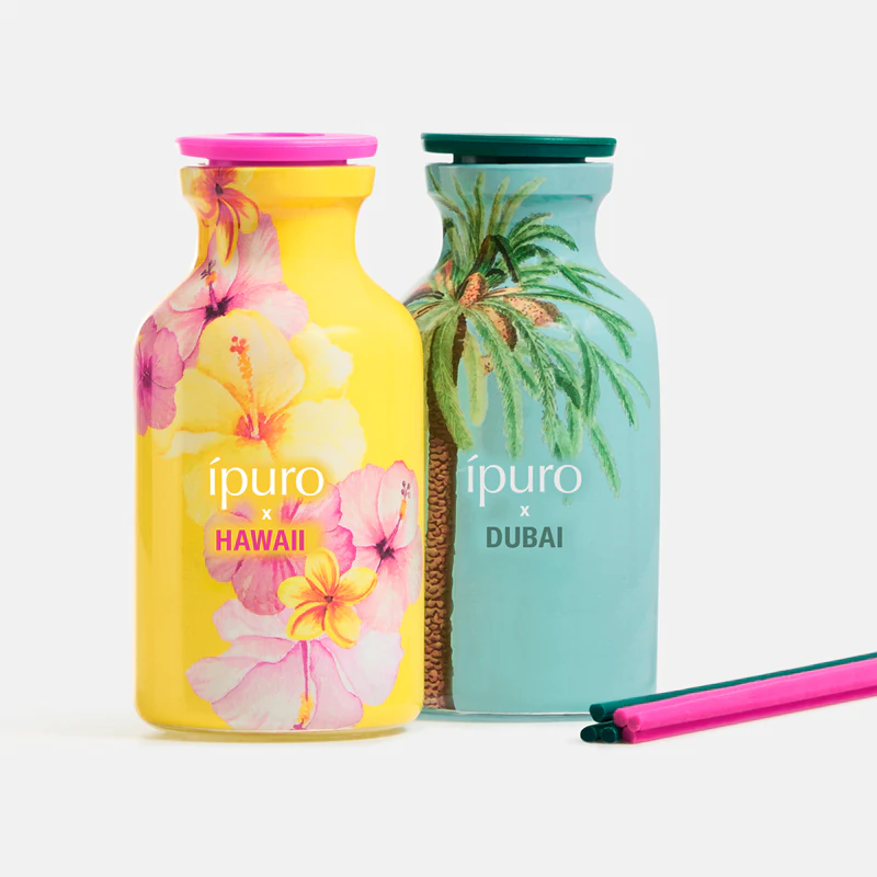 Conjunto de presente ipuro Travel The World Havaí e Dubai