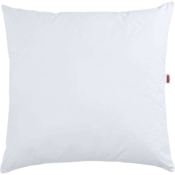 Almohada DODO LUXOR 60x60 cm - 100% algodón - Efecto plumón