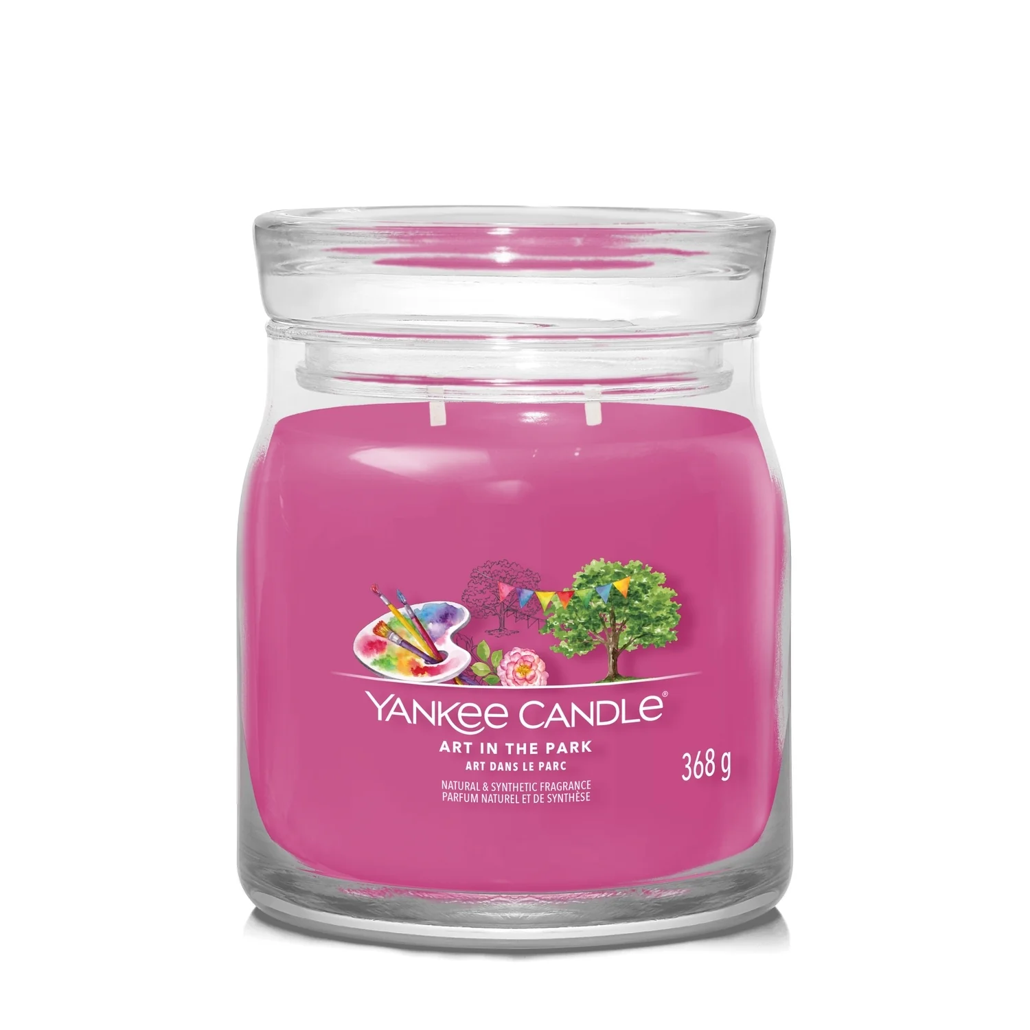 Signature Jar Candles Art In The Park - Candela Profumata