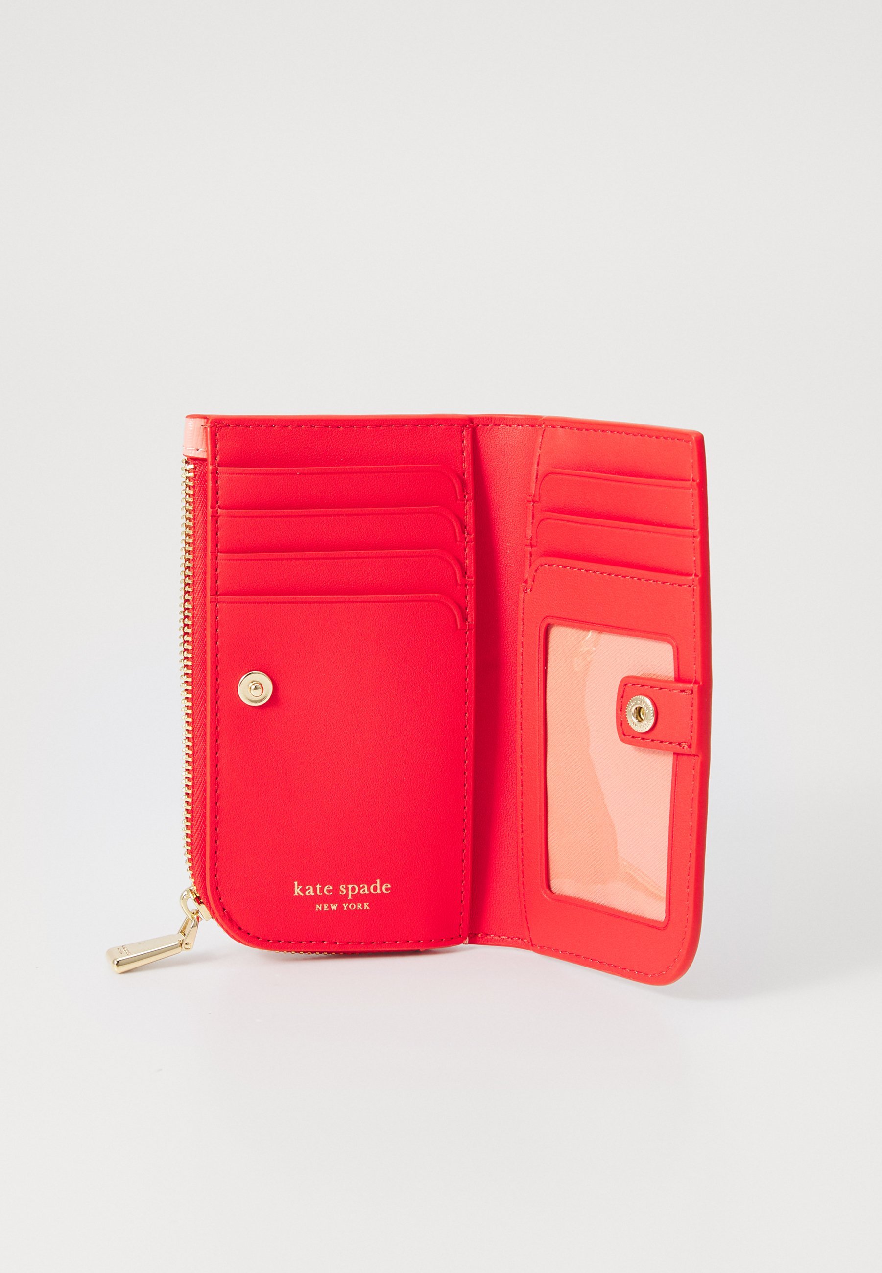 Kate Spade New York POP EDGEPAINT PETIT PORTEFEUILLE SLIM À DOUBLE PORTEFEUILLE - Coucher de soleil