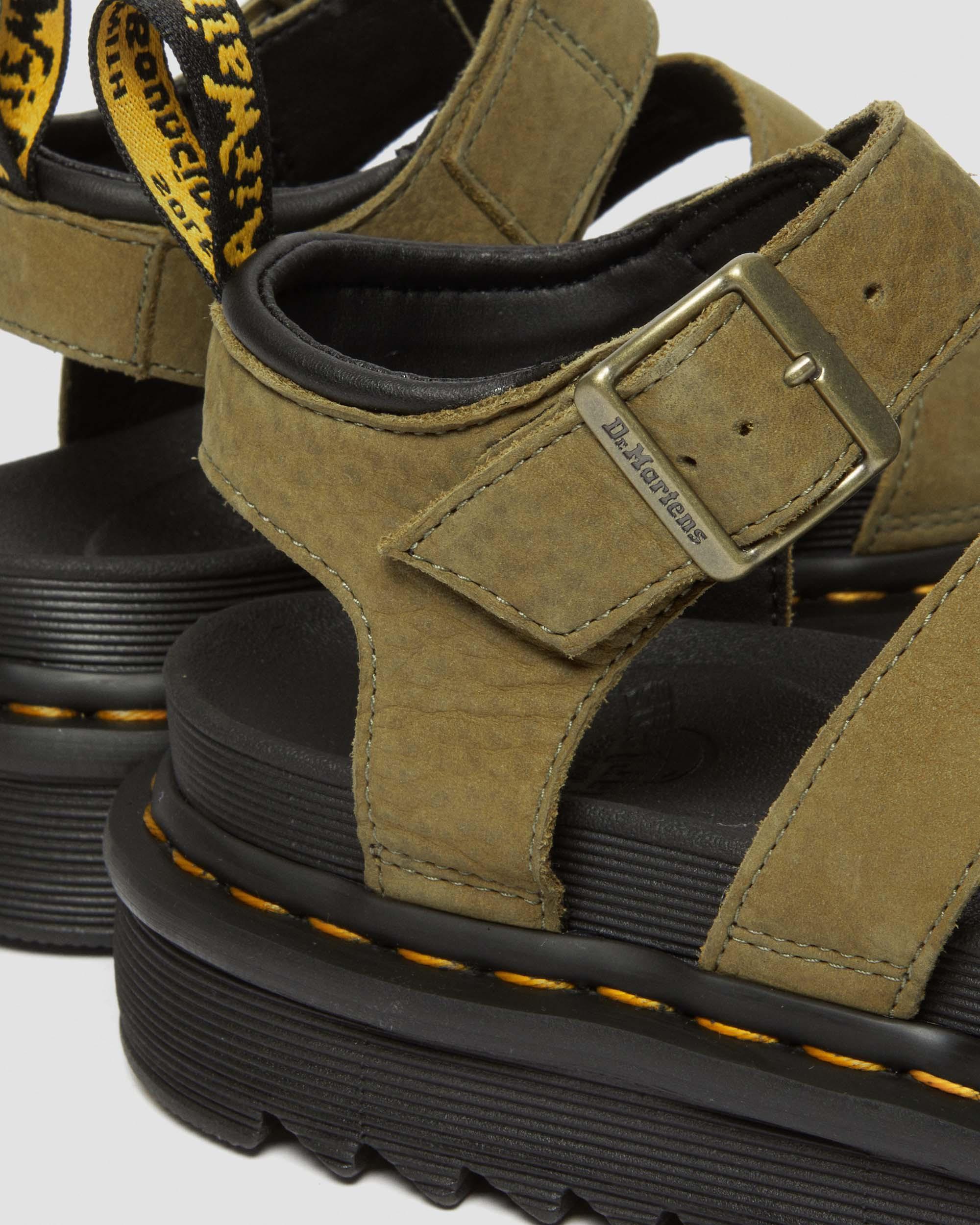 Blaire Tumbled Nubuck Leder Sandalen