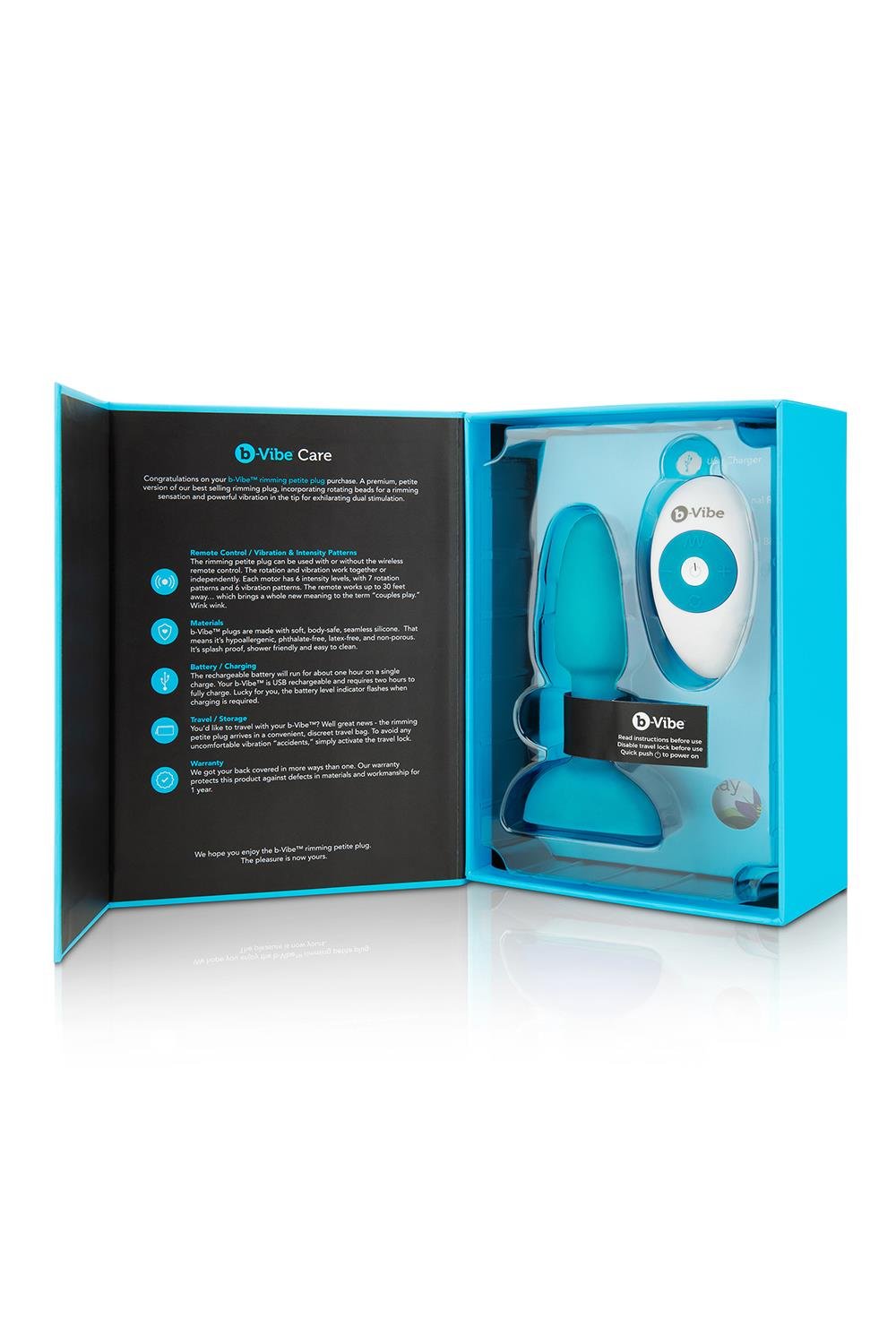 B-Vibe Rimming Petite Teal