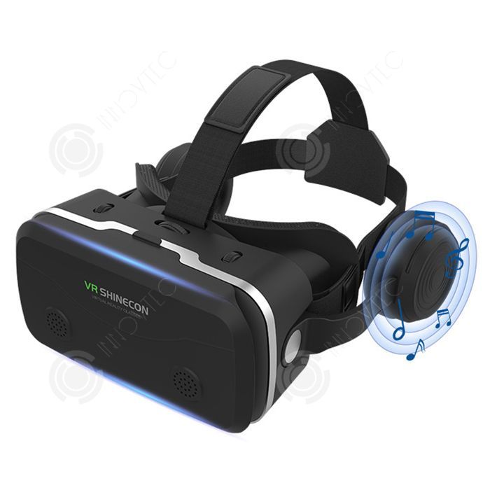 Auriculares de realidad virtual INN G15E con auriculares, gafas de protección ocular, realidad virtual HD 3D compatible con teléfonos.