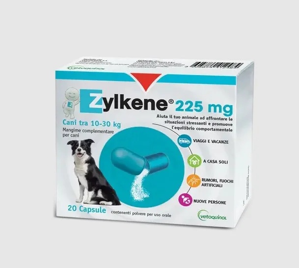 Zylkene Cães 20 cápsulas 225 mg Alimento complementar
