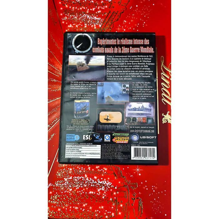 Destroyer Command – Jogo para PC em CD-ROM – Simulação/Guerra Naval – Versão Francesa