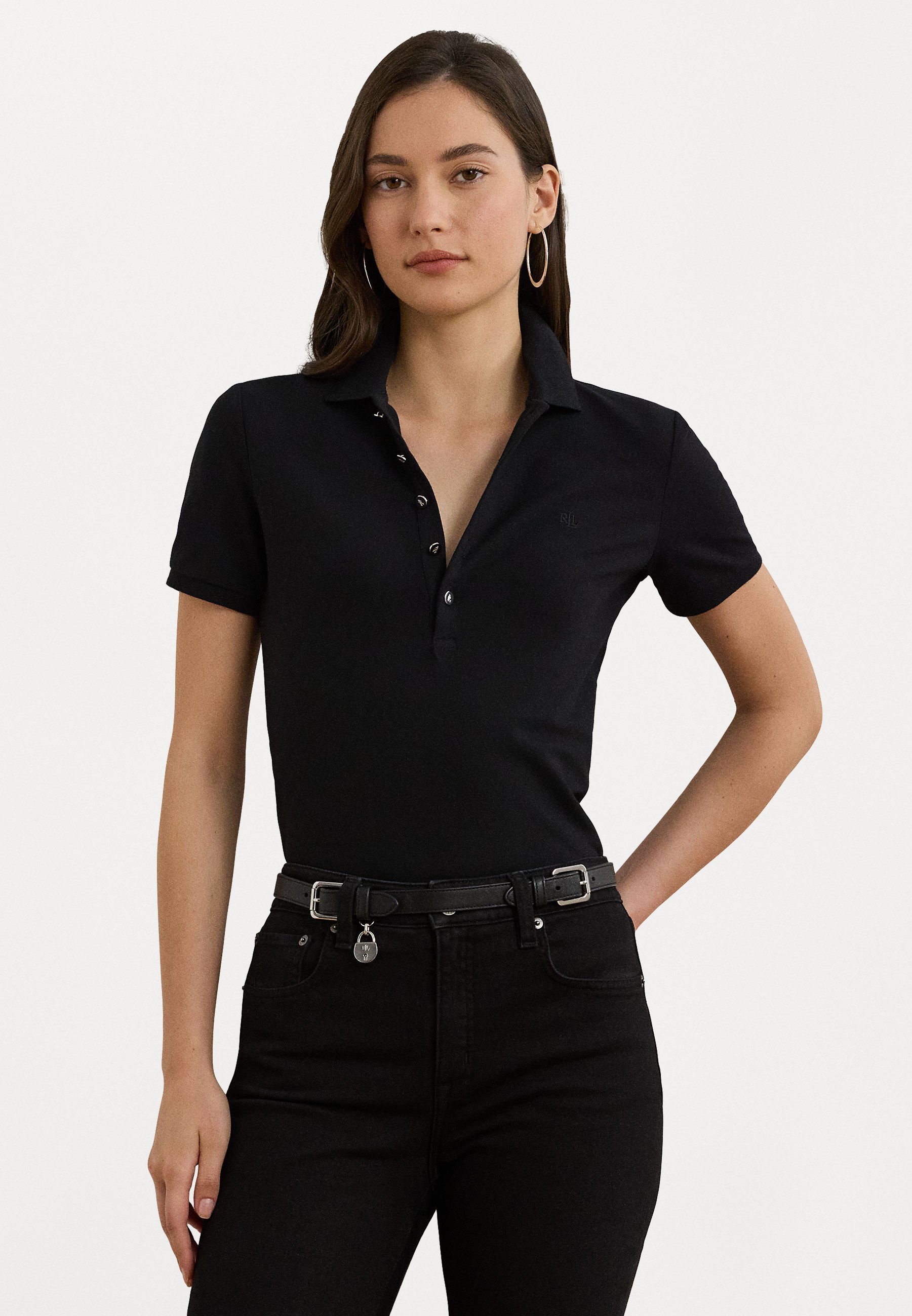 Lauren Ralph Lauren POLO PIQUÉ - Polo - nera