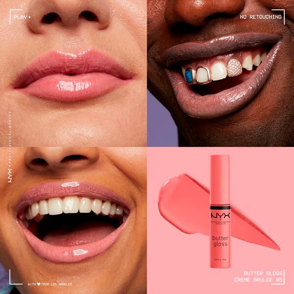 NYX Professional Makeup Butter Gloss 05 Crème Brûlée lūpų blizgis 8ml