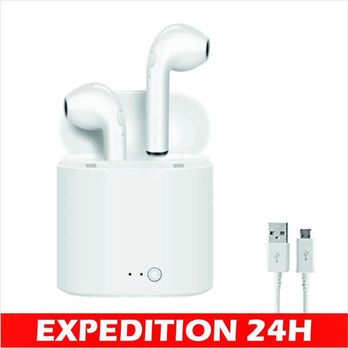 Auriculares Bluetooth ZISONIX - TWS I7S - Micrófono integrado - Intraurales - Blancos