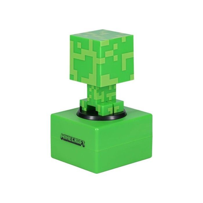 Reloj despertador Minecraft Creeper - PALADONE - Repetición y luz nocturna - Verde