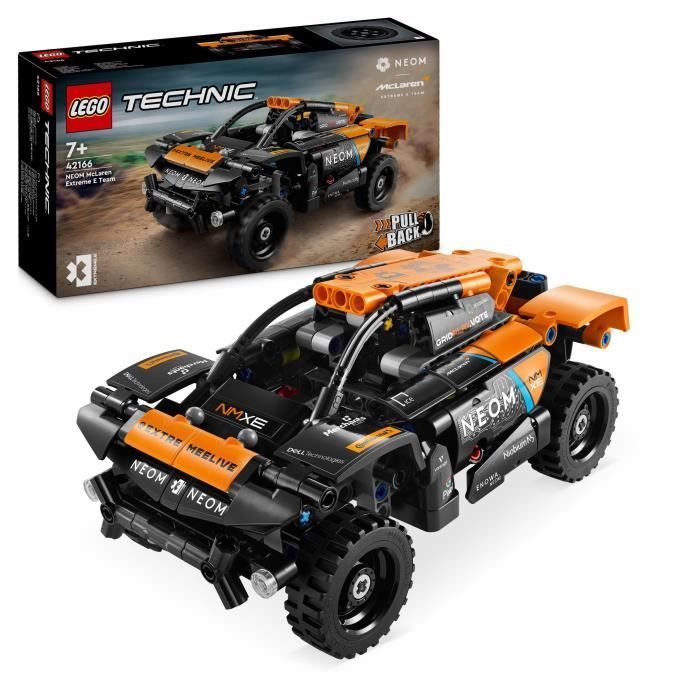 LEGO® 42166 Technic NEOM McLaren Extreme E Raceauto, speelgoedauto met terugtrekmechanisme voor kinderen, bouwbaar