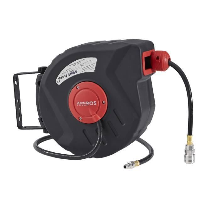 AREBOS Rotación automática en la pared y rotación de 180°: ideal para garajes, jardines y oficinas.