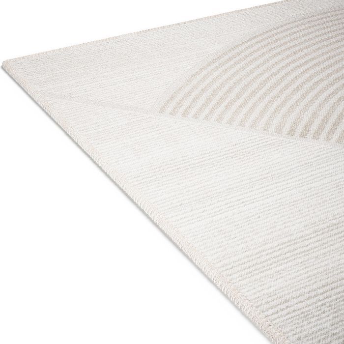Alfombra grande de diseño contemporáneo y moderno - Beige (290x200 cm) - Marel Beige