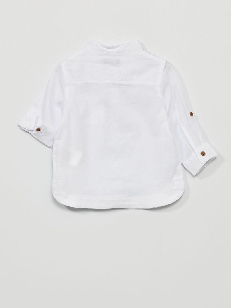 Camisa com gola Seraph - BRANCA