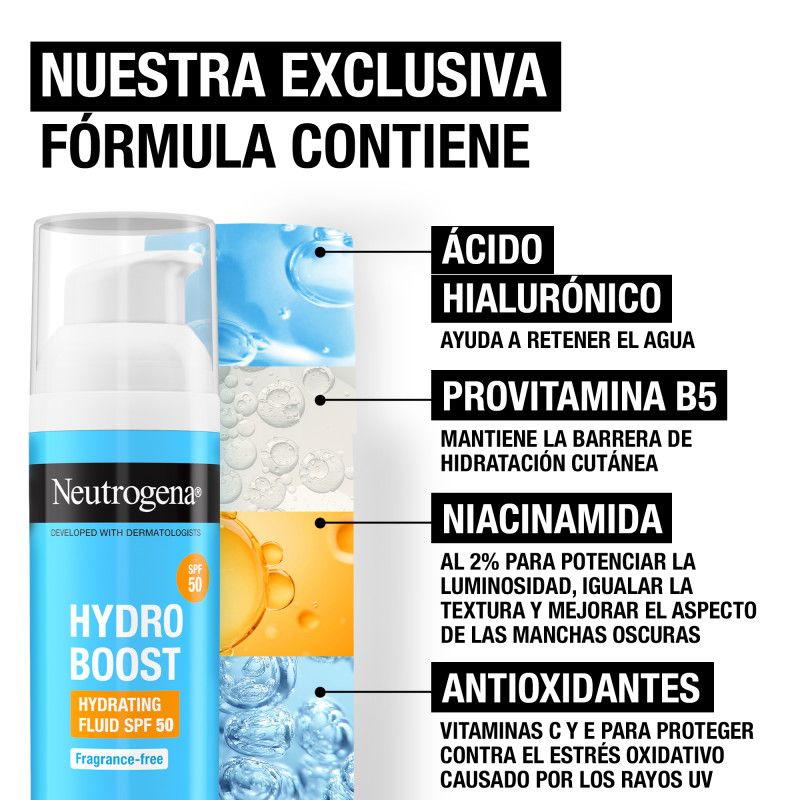 Hydro Boost hidratantni fluid za lice SPF50 Hidratantne kreme za lice iz ljekarne