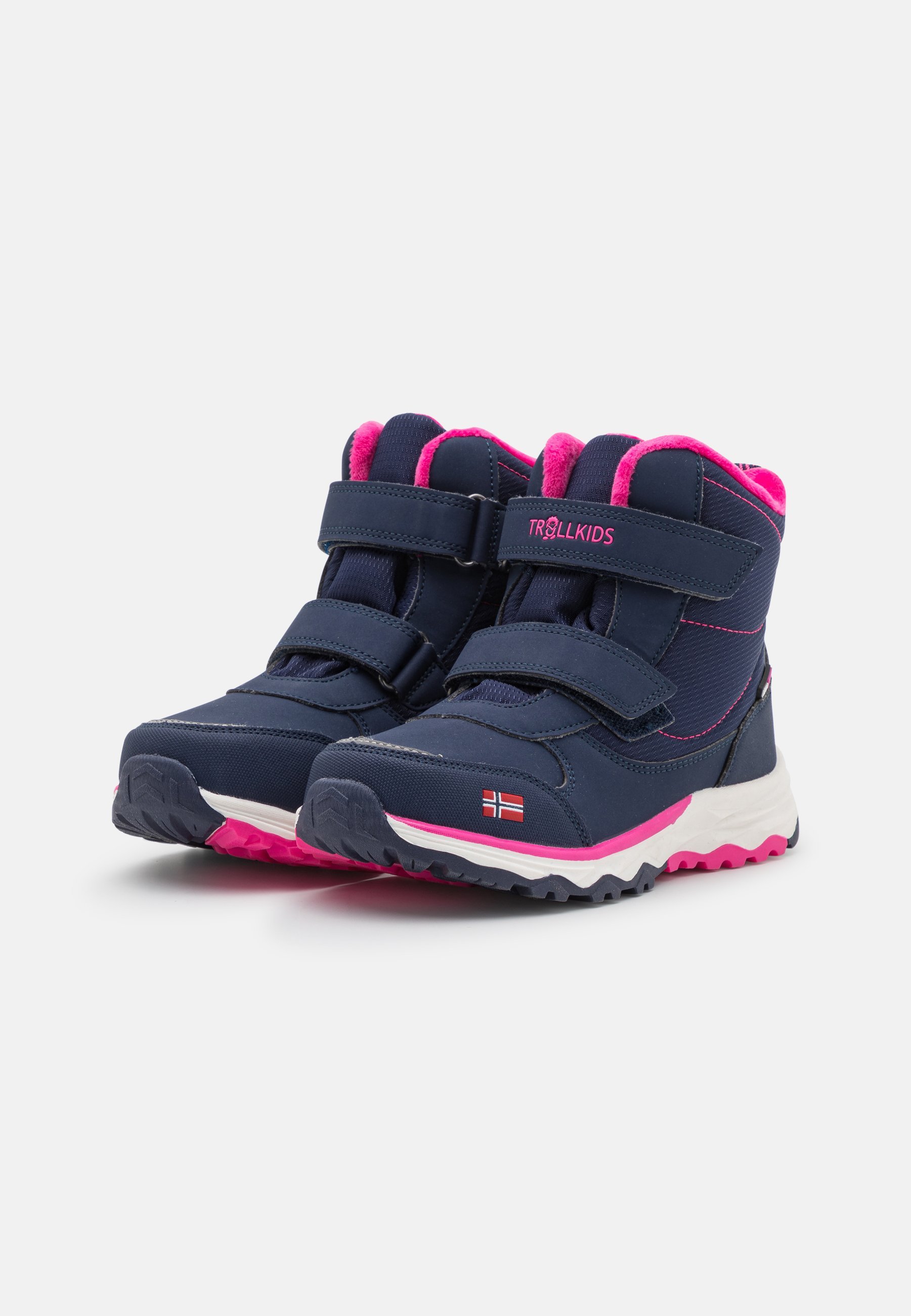 TROLLKIDS HAFJELL UNISEX - Winterlaarzen - navy/roze