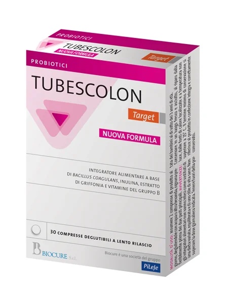 BIOCURE Tubes Cible Côlon 30 comprimés, nouveau complément alimentaire