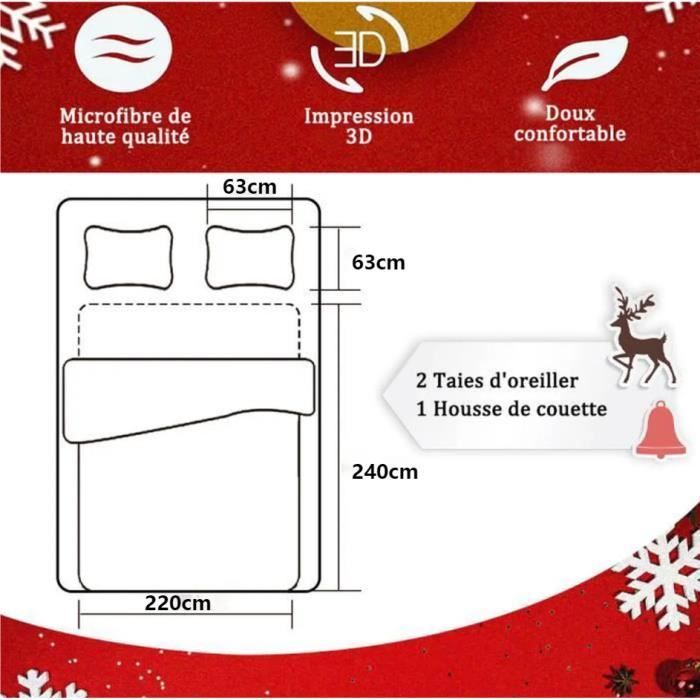 Housse de Couette 3D Basketball - Basket 89 - Noir - 220x240cm - Synthétique