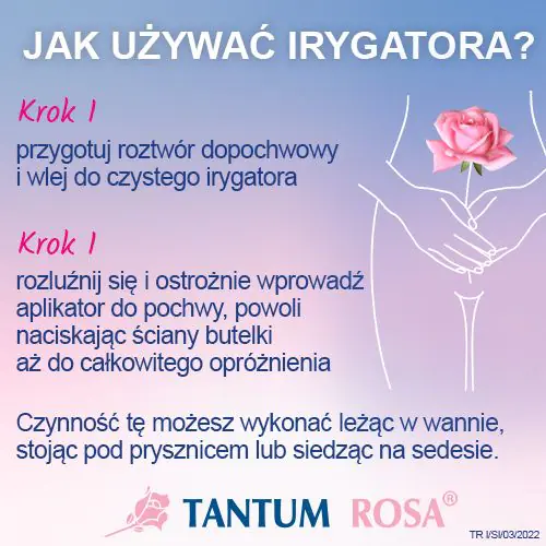 Tantum Rosa, Irygator do higieny intymnej