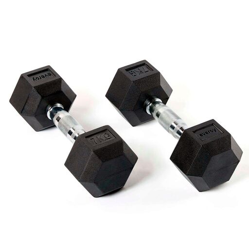 Evergy Sechseckige Hanteln 7 kg (Paar)
