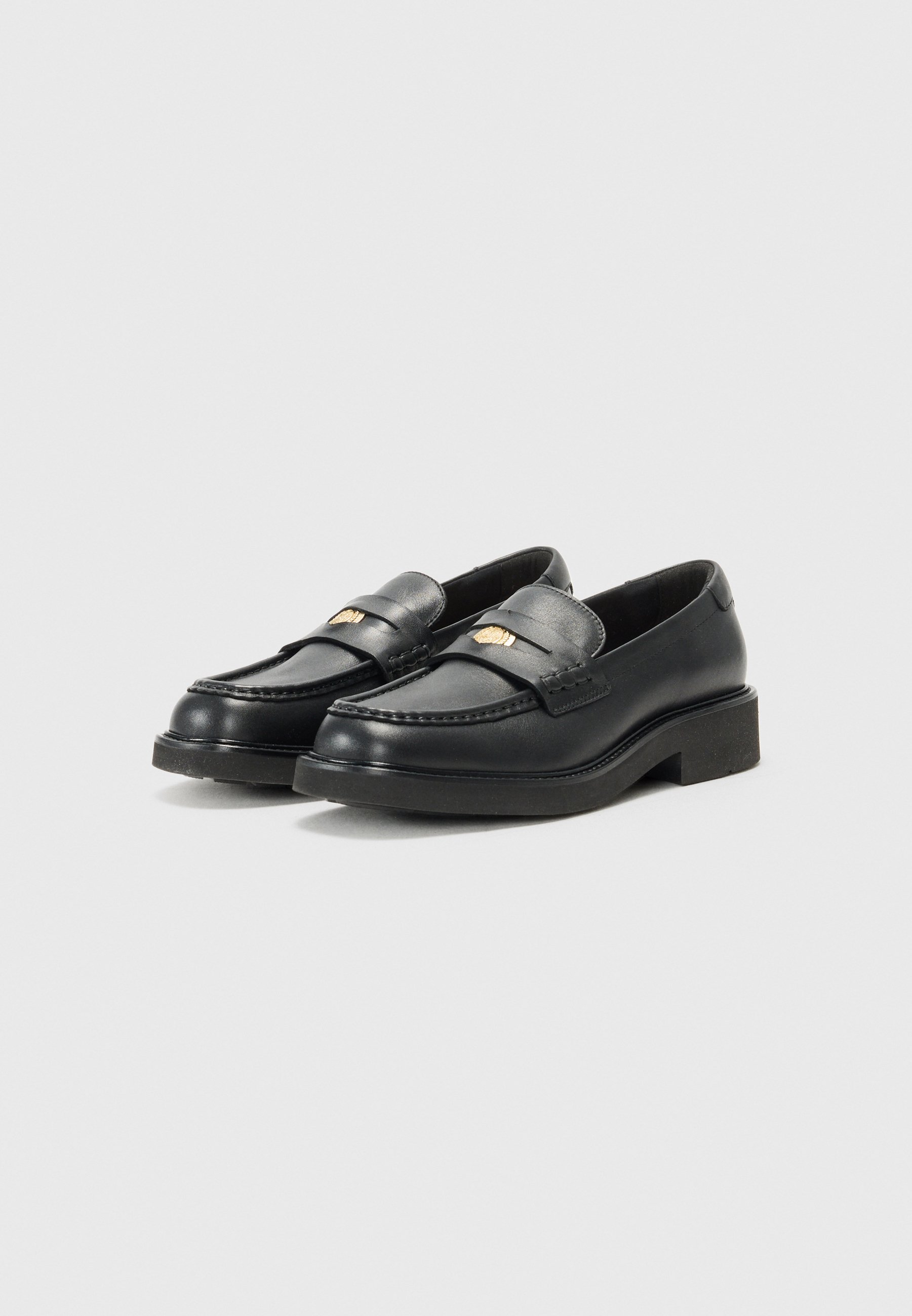 Mocassins Tommy Hilfiger CREST SQUARISH - noirs