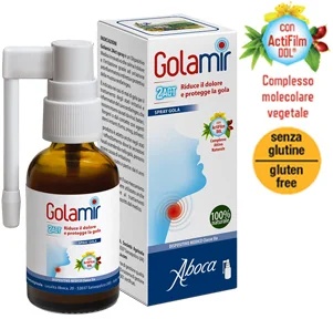 ABOCA Aboca Golamir 2ACT spray 30ml Verlichting van keelpijn
