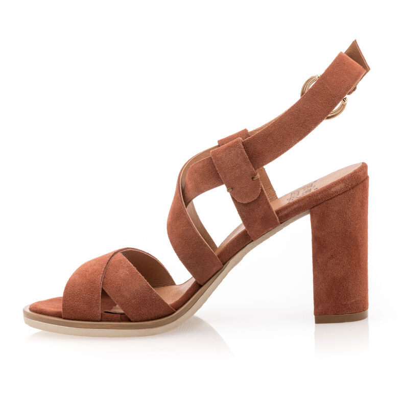Brune sandaler / sko med åben tå til kvinder