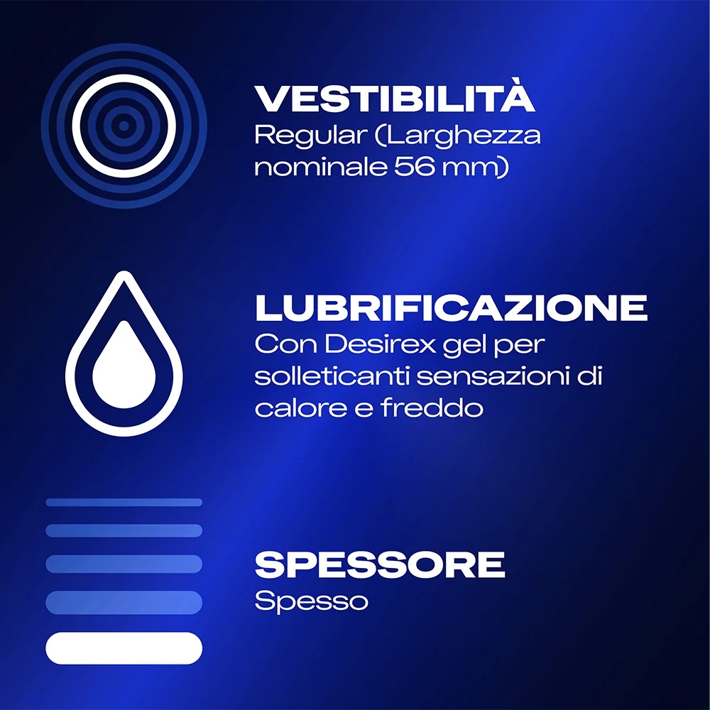 Durex Intense Kondome, 6 Stück, mit stimulierenden Rippen und Anti-Aging-Funktion