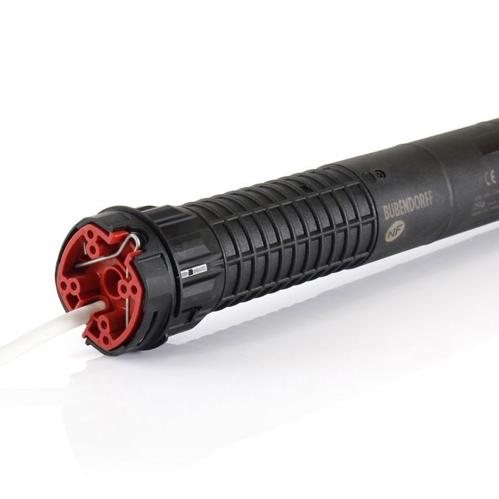 BUBENDORFF-Rohrmotor mit Drahtanschluss – 60 mm Durchmesser – 10 Nm