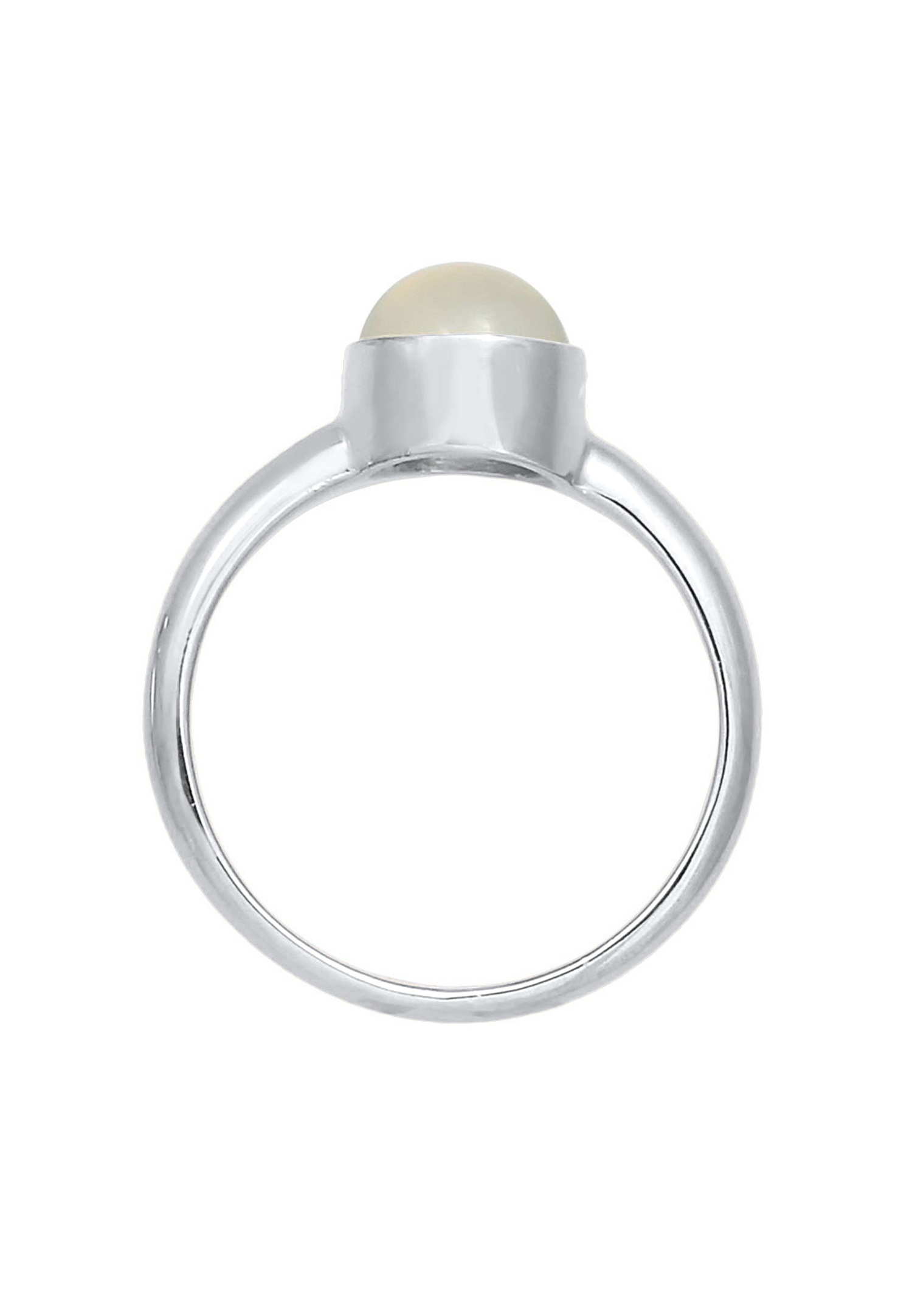 Elli Femmes Solitaire avec Pierre de Lune en Argent Sterling 925