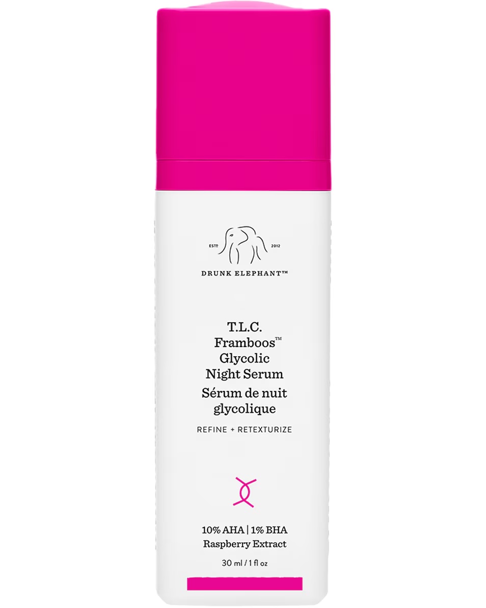 DRUNK ELEPHANT SERUM TLC ΓΛΥΚΟΛΙΚΟΣ ΝΥΧΤΕΡΙΝΟΣ ΟΡΟΣ ΜΕ ΒΑΤΟΜΟΥΡΟ