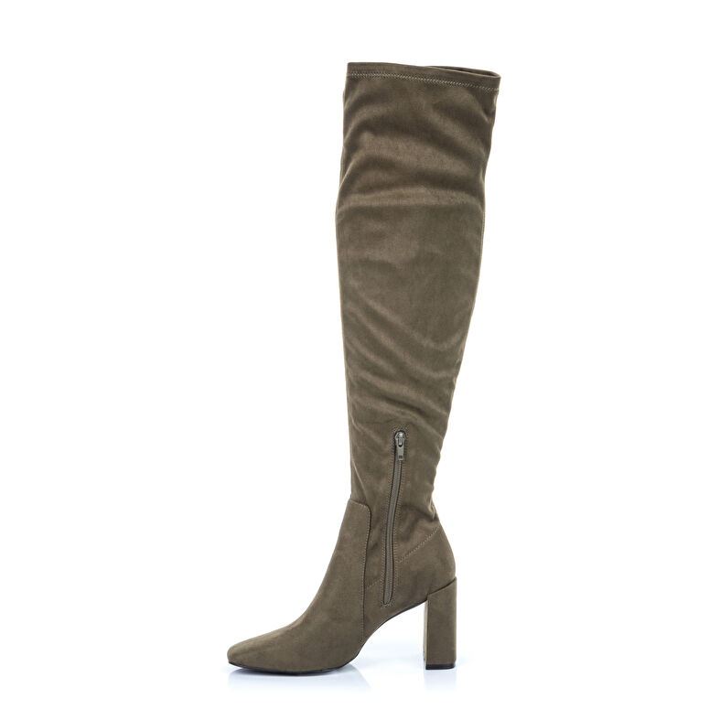 Grüne Damenstiefel
