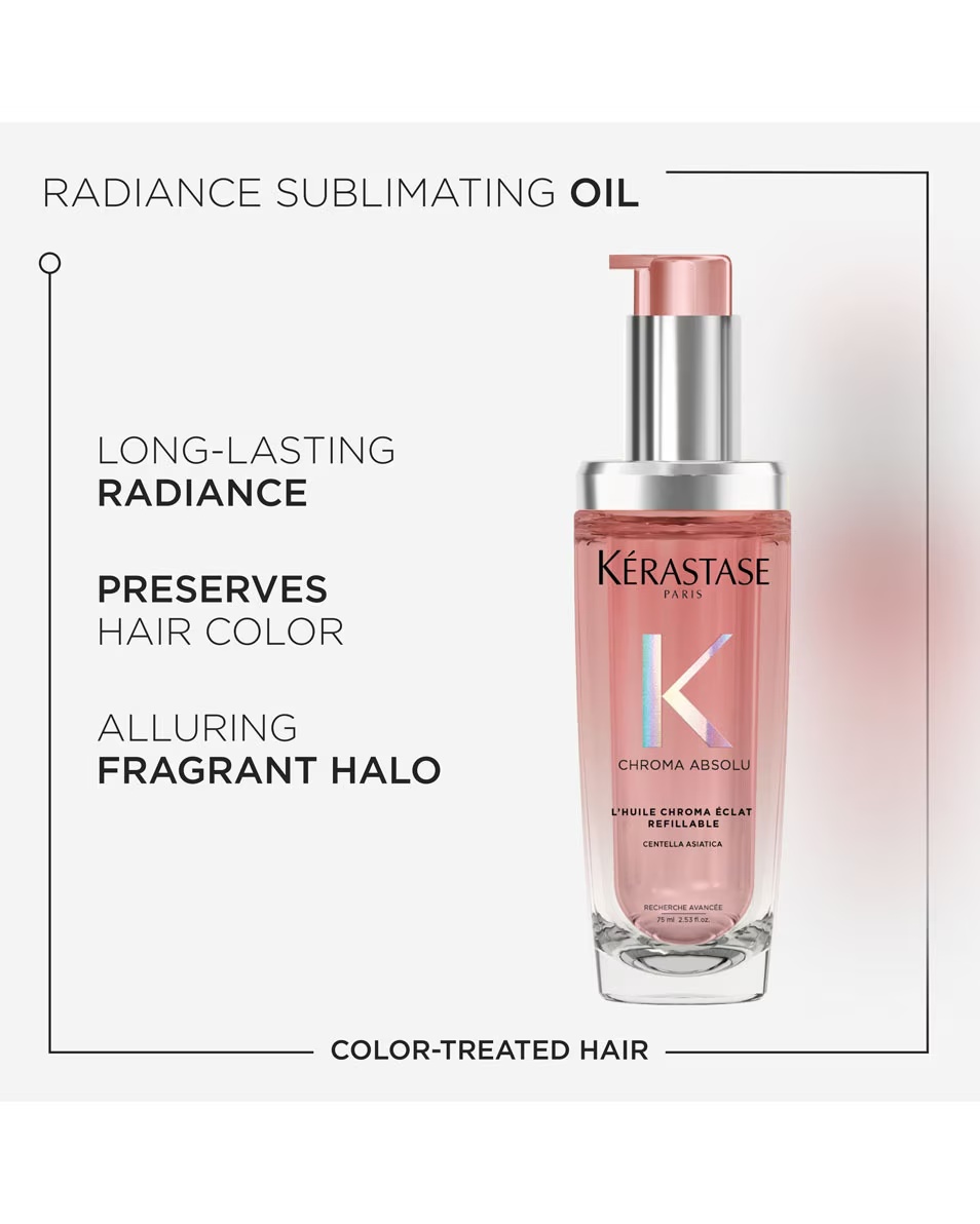 KÉRASTASE Chroma Absolu Eclat Sublimating Shine Oil - pre farbené vlasy