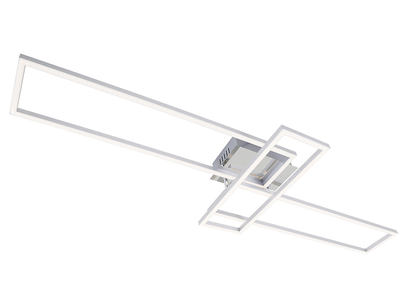 Lampa sufitowa Frame Led 3-punktowa ze ściemniaczem srebrna