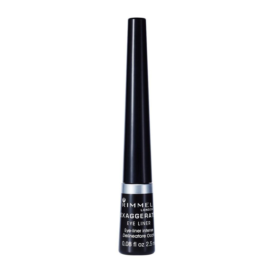 Rimmel London Eyeliner Scandaleyes Exaggerate tekutá očná linka 001 Black - 2,5 ml