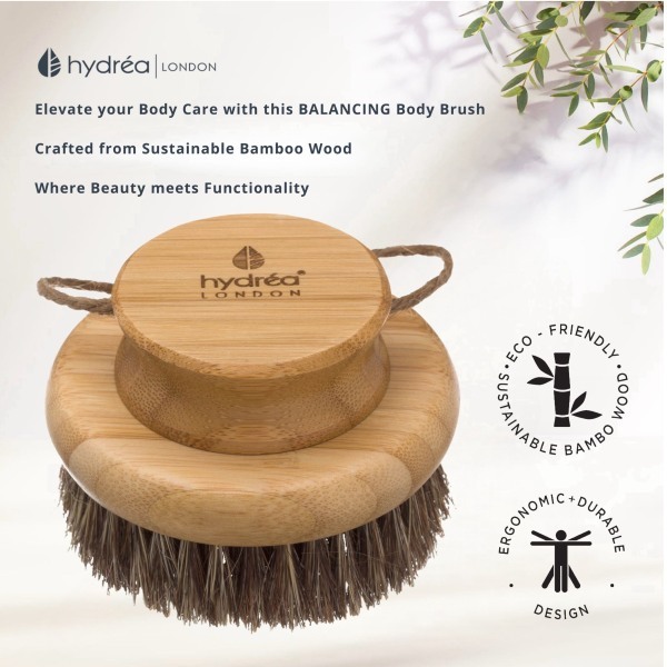 Hydréa London tělový štětec Mane&Cactus s tvrdými štětinami