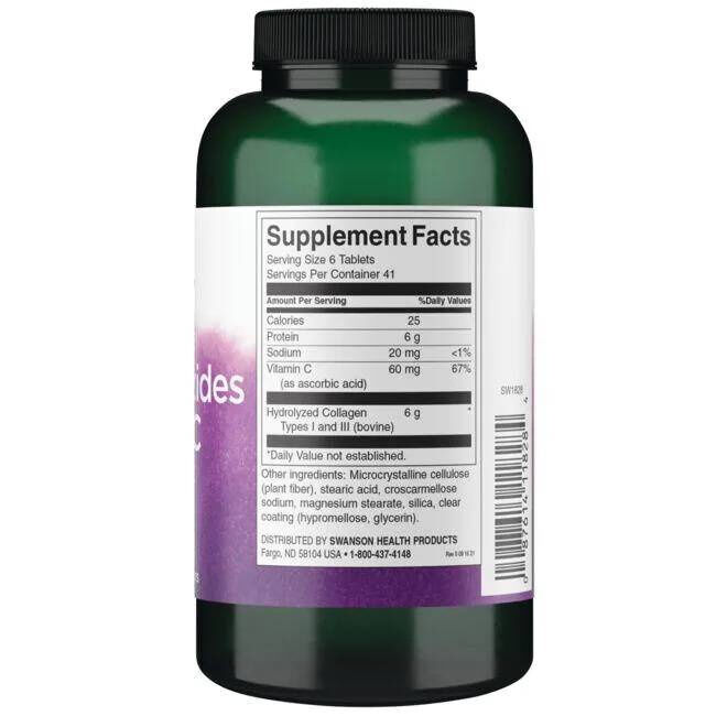 Swanson hidrolizált kollagénpeptidek + C-vitamin