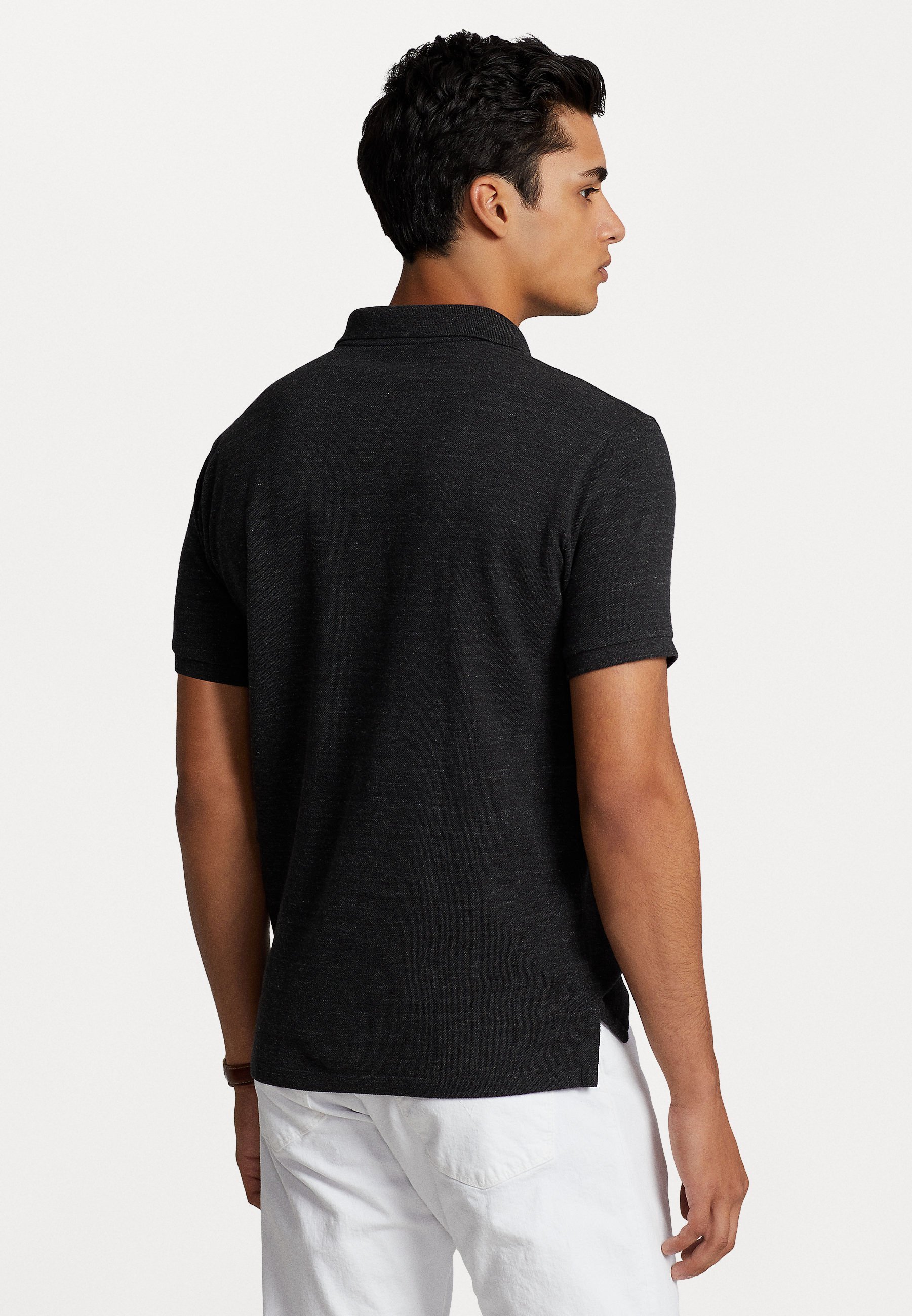 Polo Ralph Lauren MANICA CORTA - Polo - nero mélange