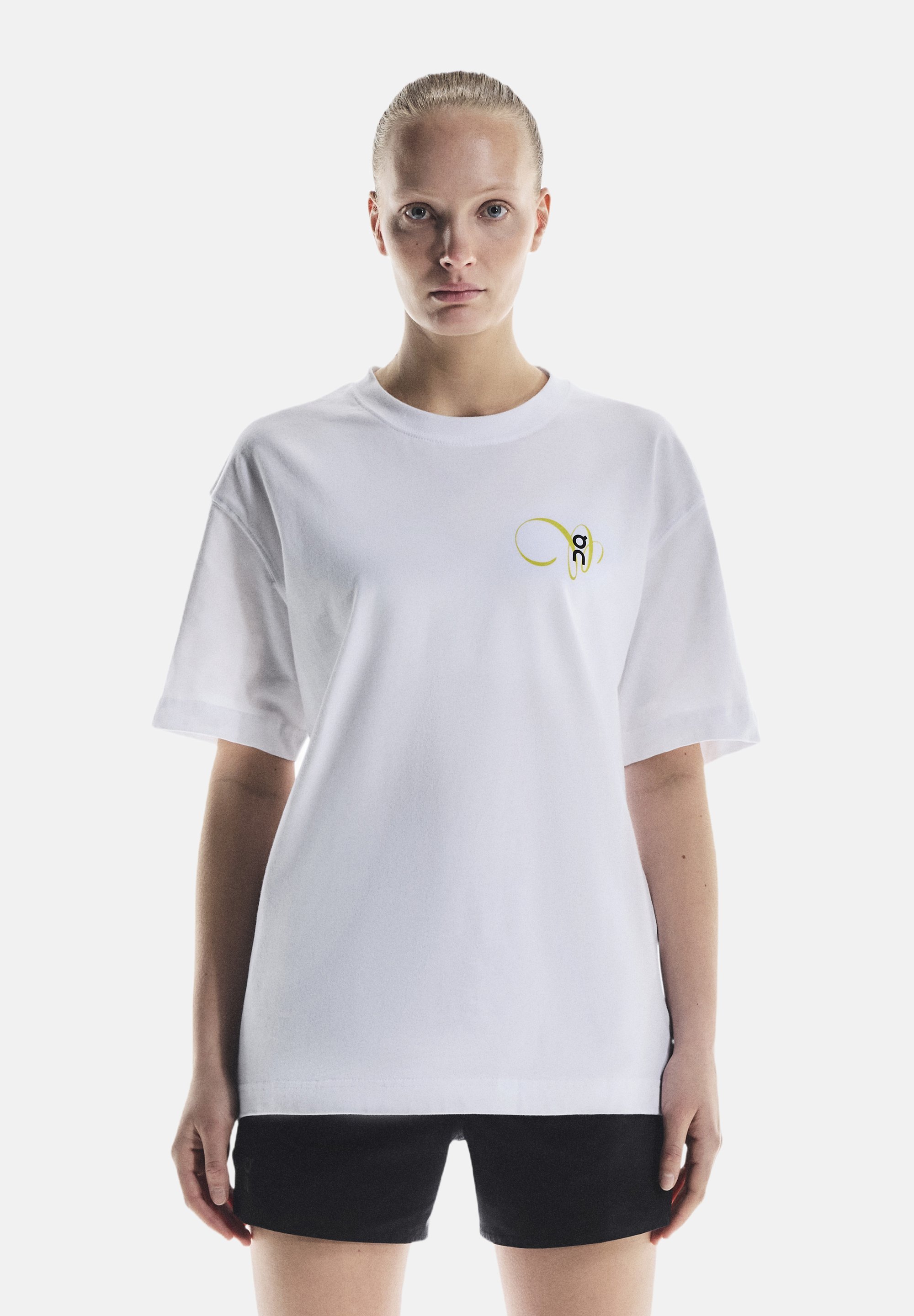 Auf CLUB GRAPHIC - Bedrucktes T-Shirt - Weißgrün
